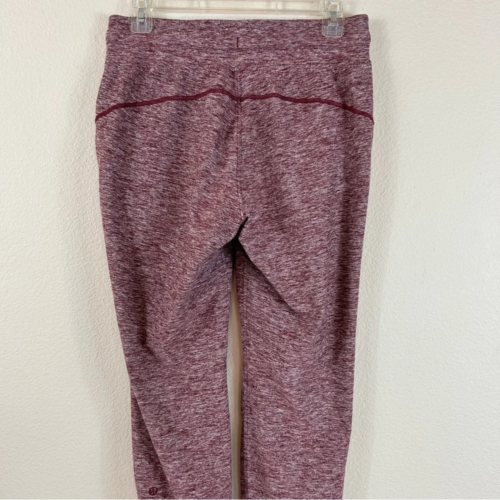 Lululemon Red Scuba Joggers, Sz 6 - Picture 5 of 12